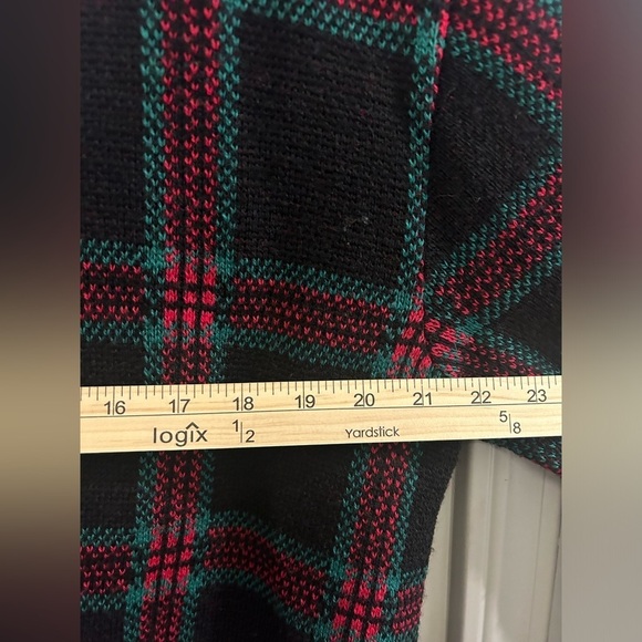 Vintage Pendleton Cardigan Sweater Women’s Large 100% Virgin Wool Plaid 4 Button - Picture 7 of 8